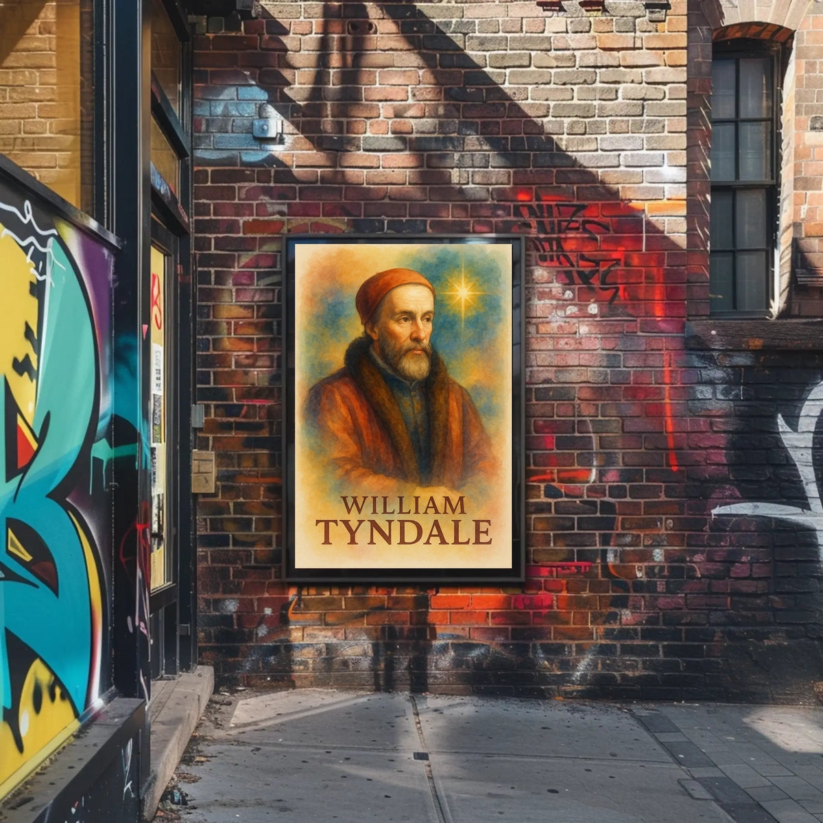 William Tyndale Renaissance Art Print Historical or Presidential Poster