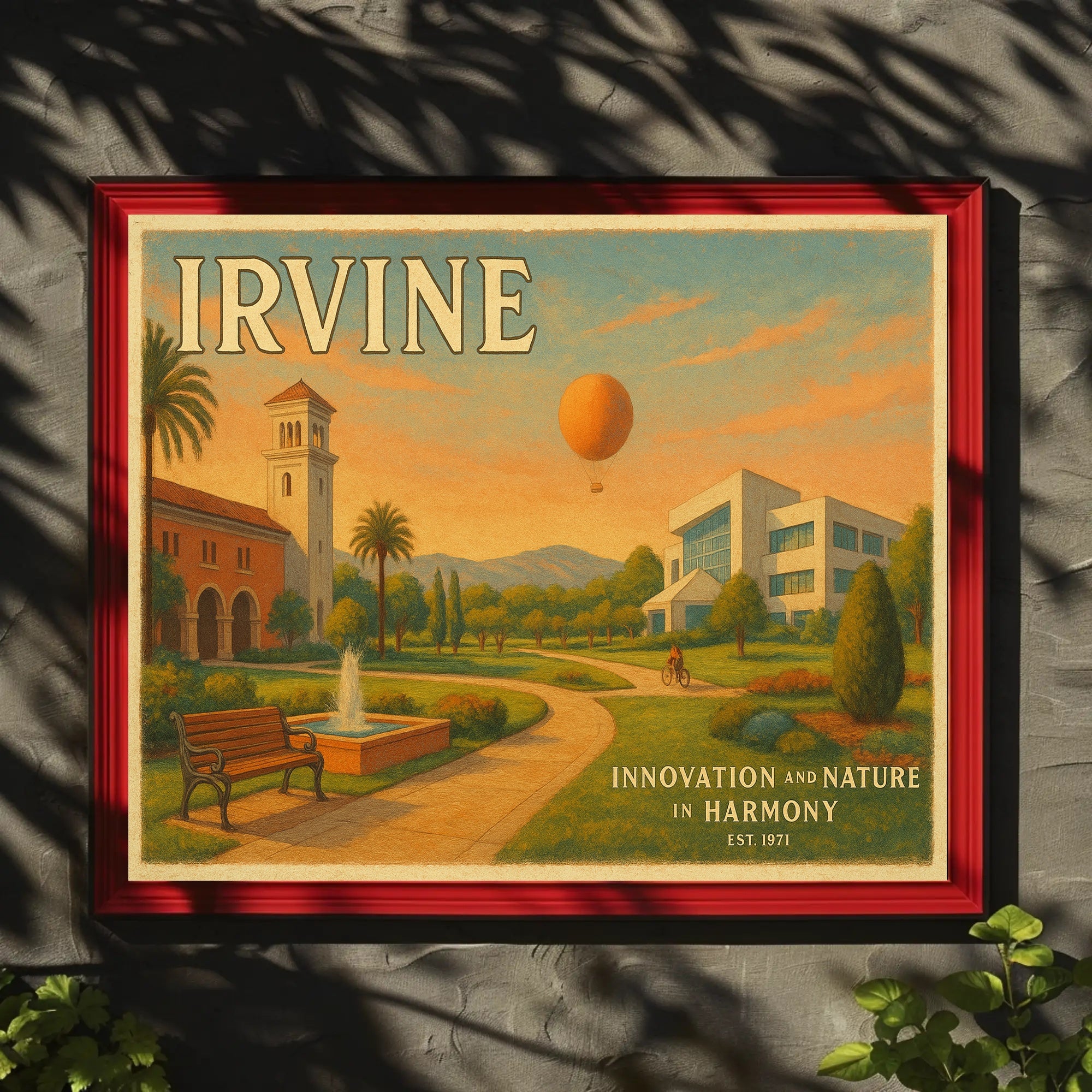 Irvine Innovation and Nature Poster Art Print