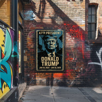 Trump Visionary Leadership Patriotism Realism Poster