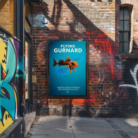 Flying Gurnard Exotic Sea Creature Poster PosterGoat