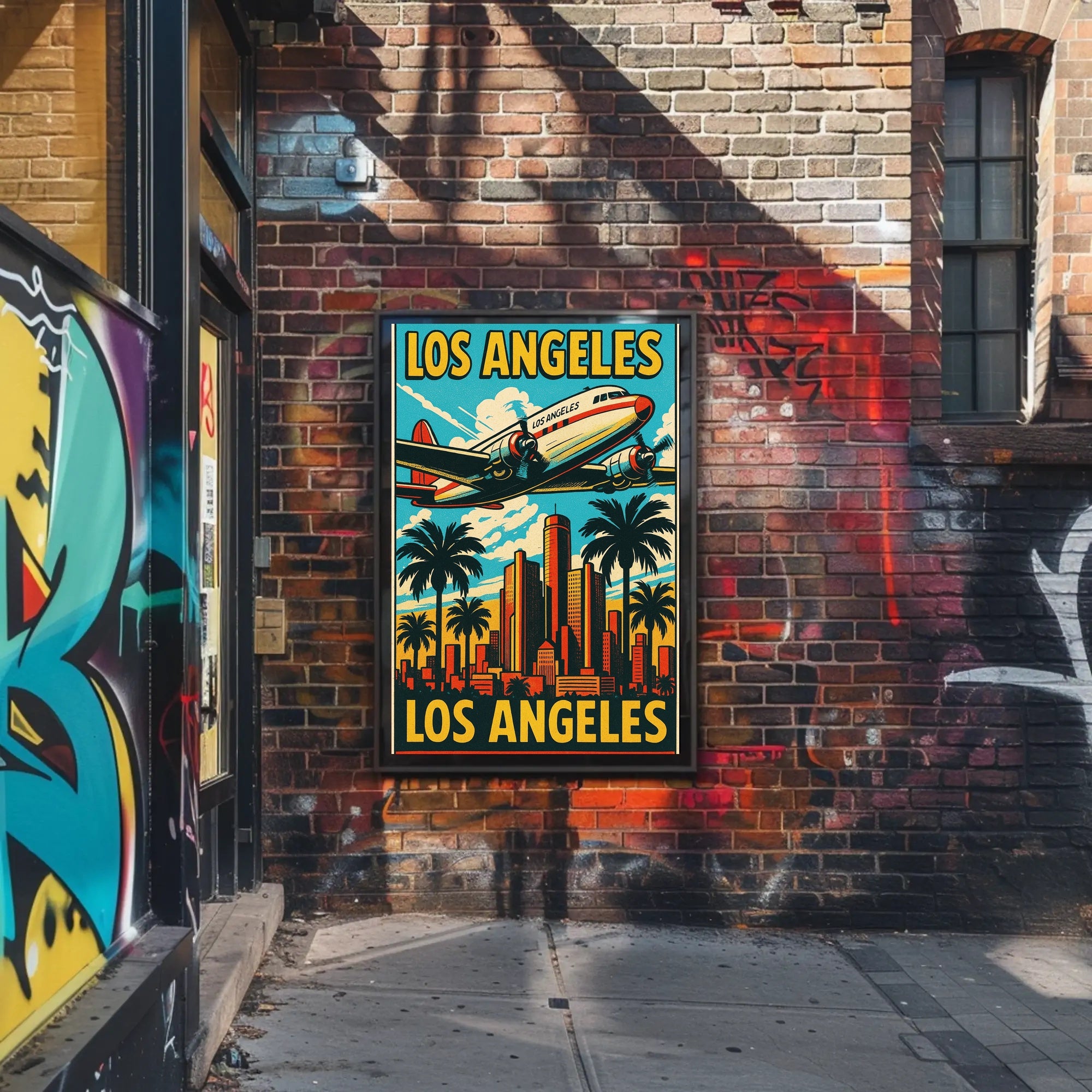 Los Angeles Travel Poster PosterGoat