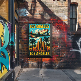 Los Angeles Travel Poster PosterGoat