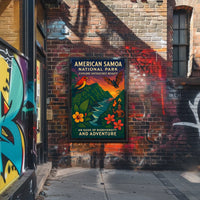 American Samoa National Park Poster: Awe-Inspiring Nature Scenery