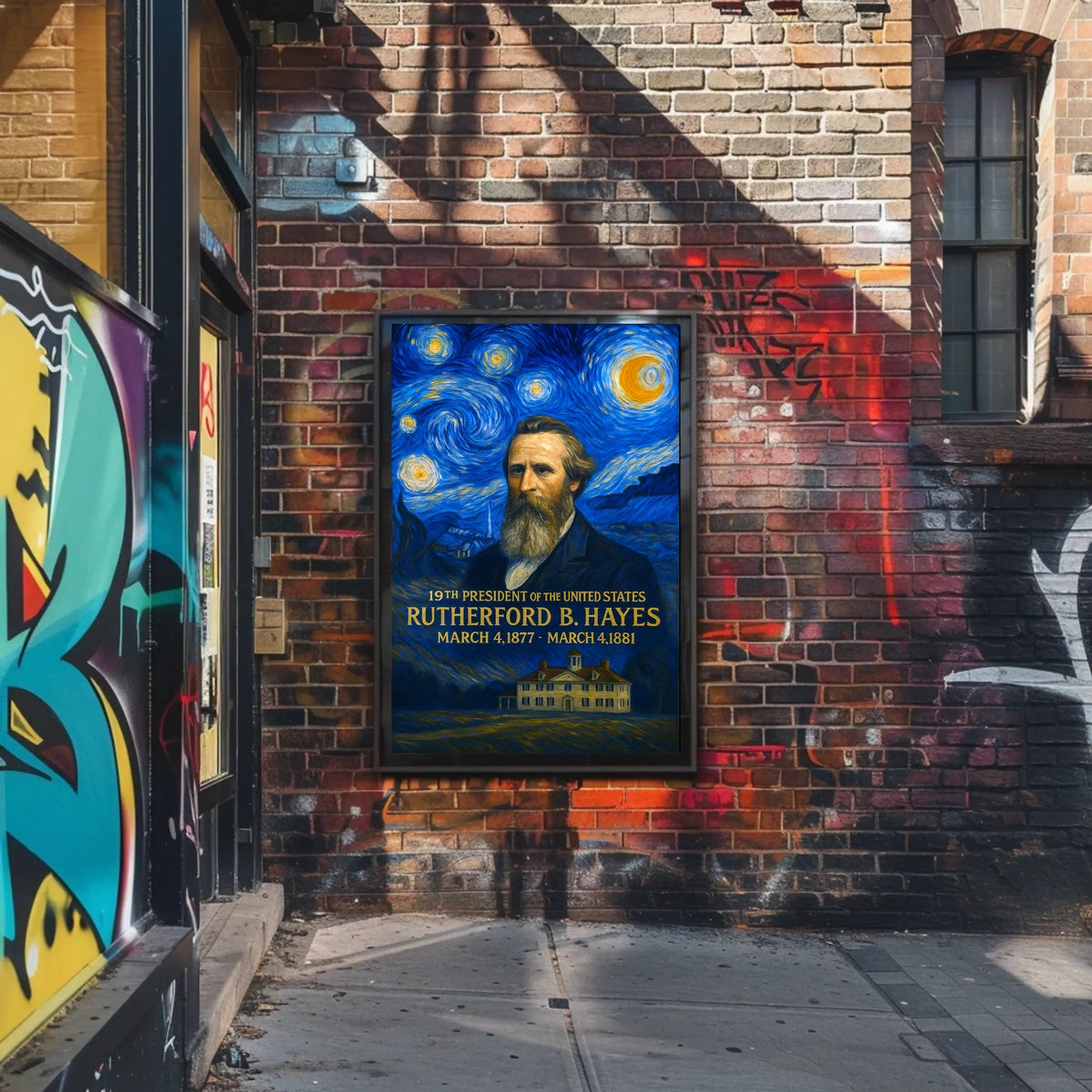 Rutherford B. Hayes 19th President of the United States Presidential Masterpiece Series Poster