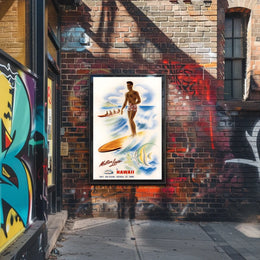 Tropical Adventure With Matson Lines Poster