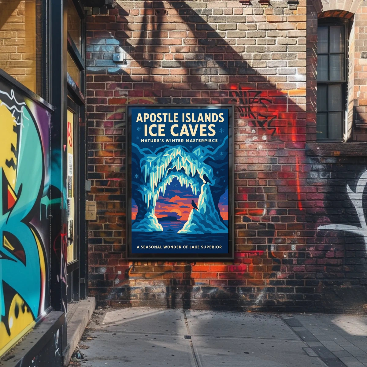 Apostle Islands Ice Caves Poster