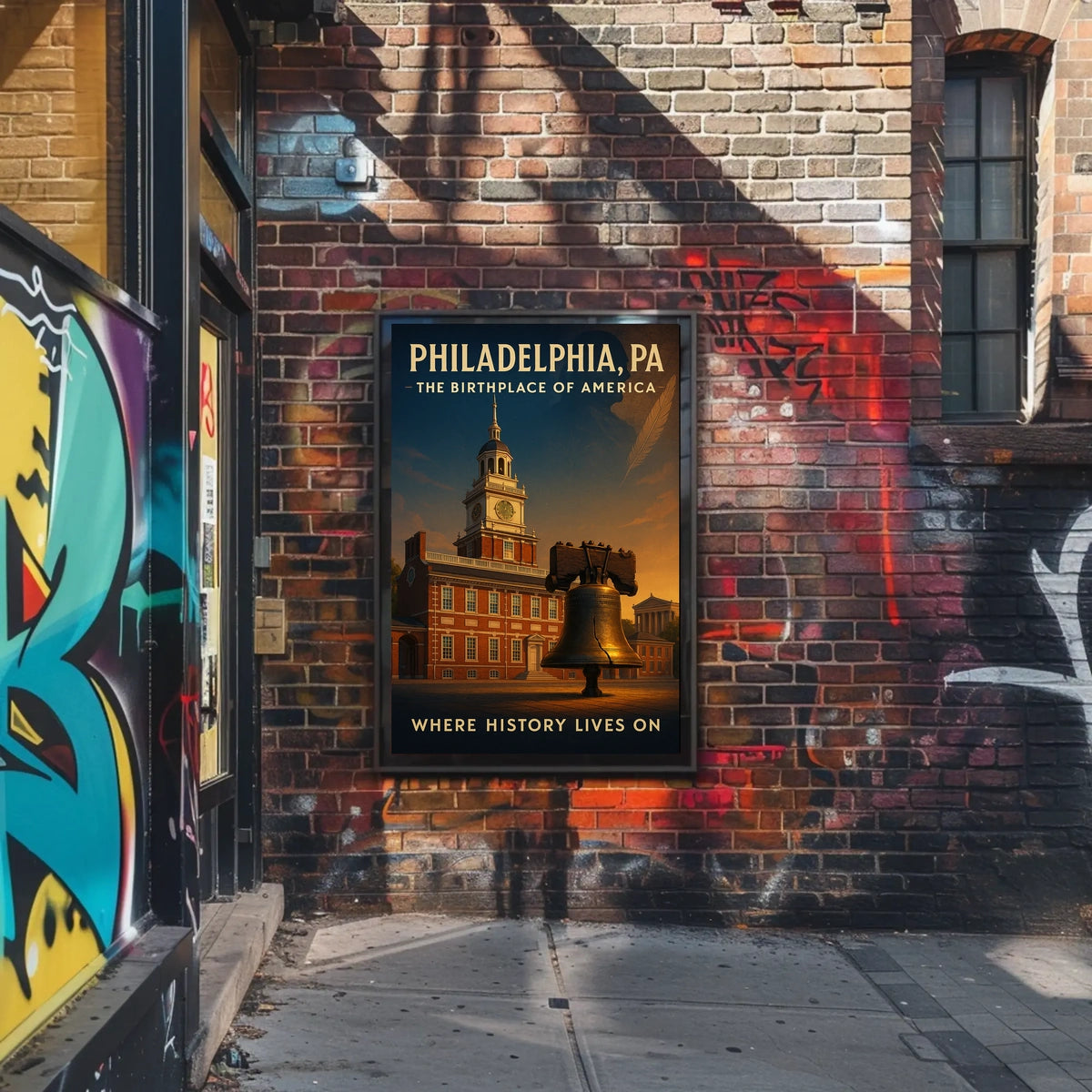 Philadelphia The Birthplace of America Poster