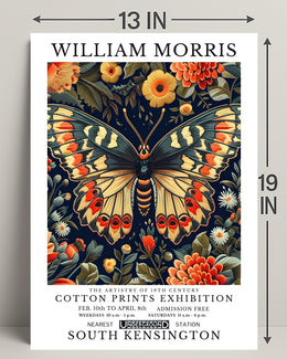 The Artistry of 19th Century Cotton Prints Exhibition Poster