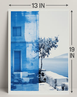 Serene Coastal Reflection Poster