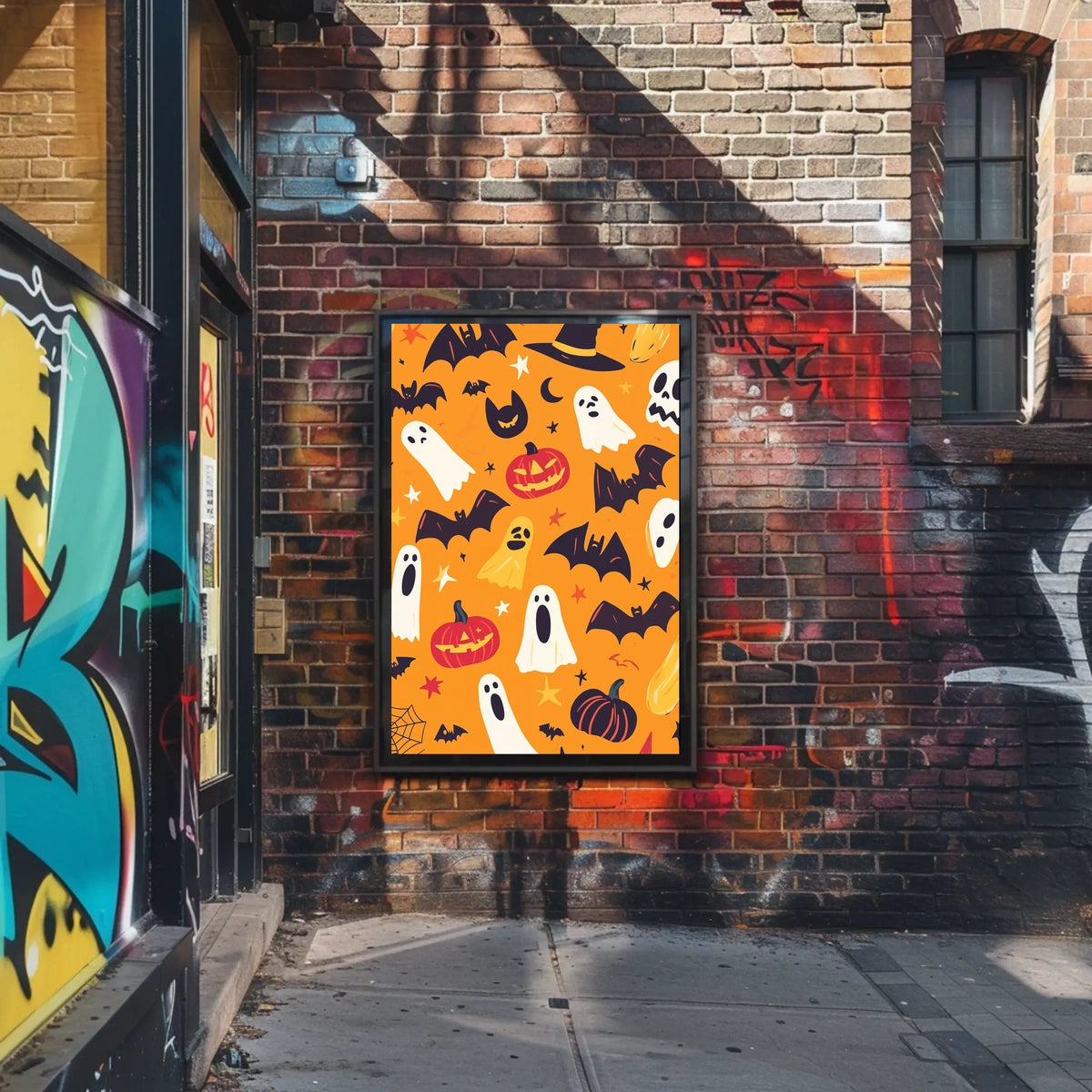 Halloween Theme Whimsical Festive Spooky Poster