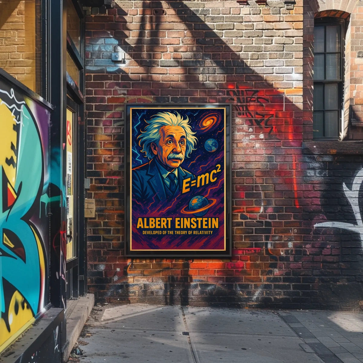 Albert Einstein Theory Of Relativity Poster