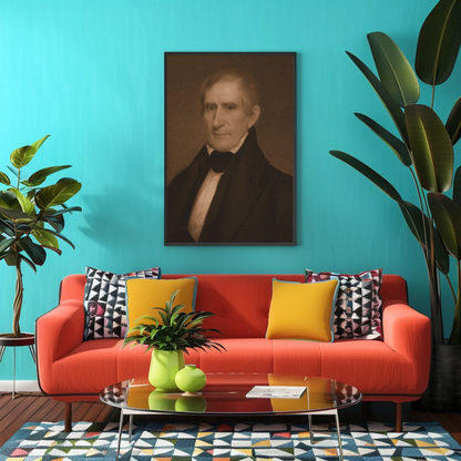 William Harrison 9th President Sepia Photo