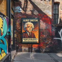 Albert Einstein Theory Of Relativity Poster