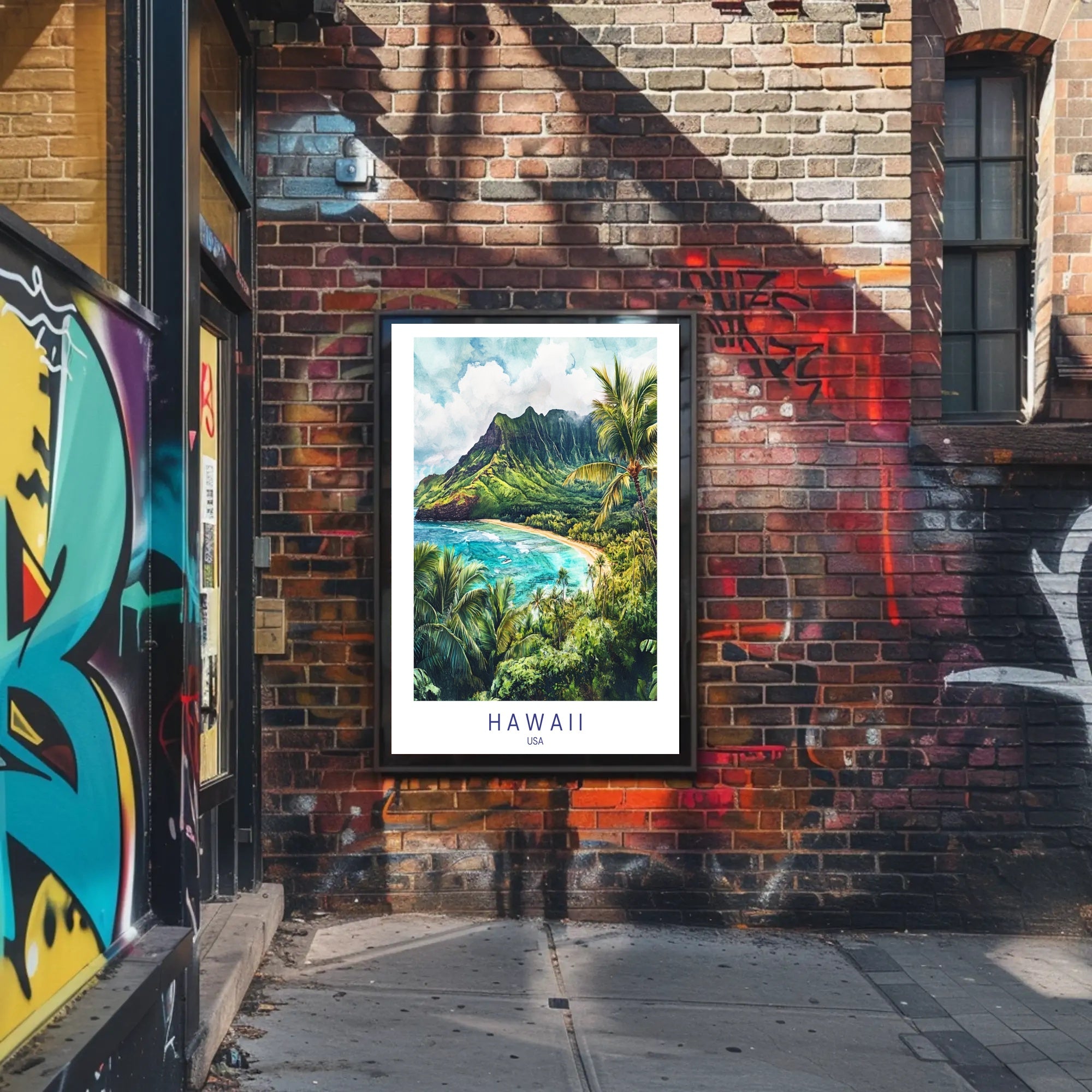 Tropical Paradise of Hawaii Poster PosterGoat