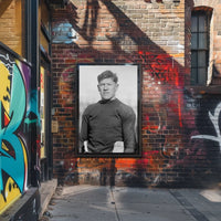 Vintage Athlete Portrait Poster