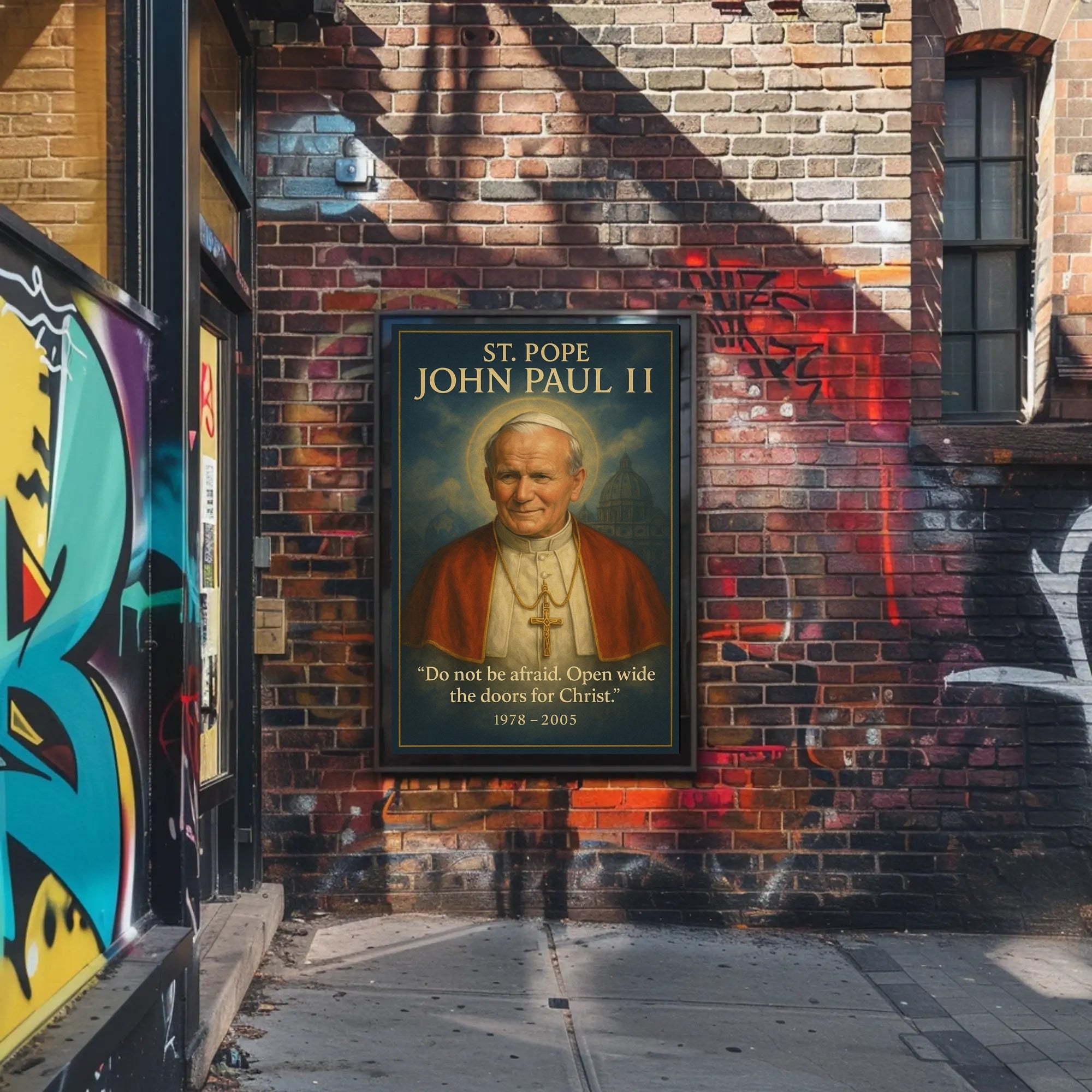 St. Pope John Paul II Poster PosterGoat