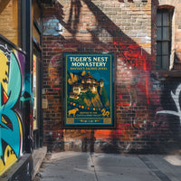 Tigers Nest Monastery Bhutans Sacred Jewel Poster