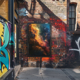 Ethereal Cosmic Nebula Photorealistic Space or Astronomy Poster PosterGoat