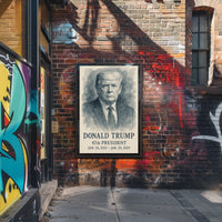 Donald Trump 47th President Poster