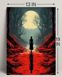 Moonlit Pathway Poster