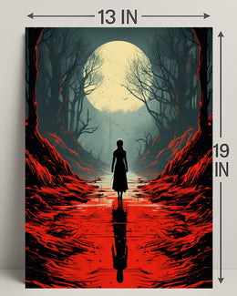 Moonlit Pathway Poster