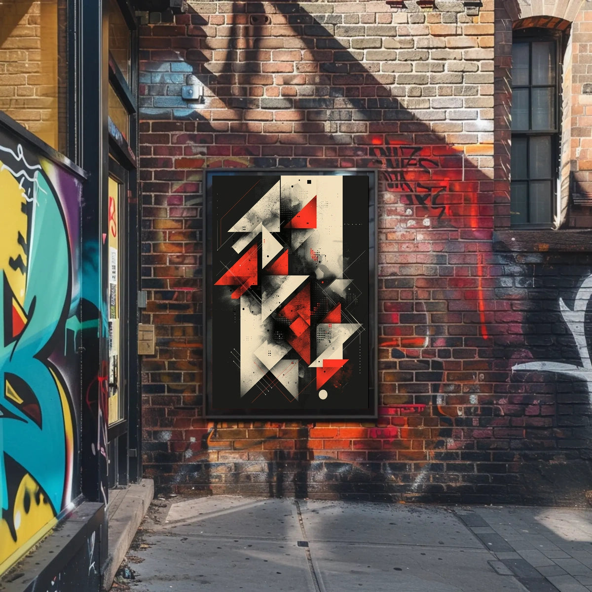 Geometric Abstraction Abstract Poster