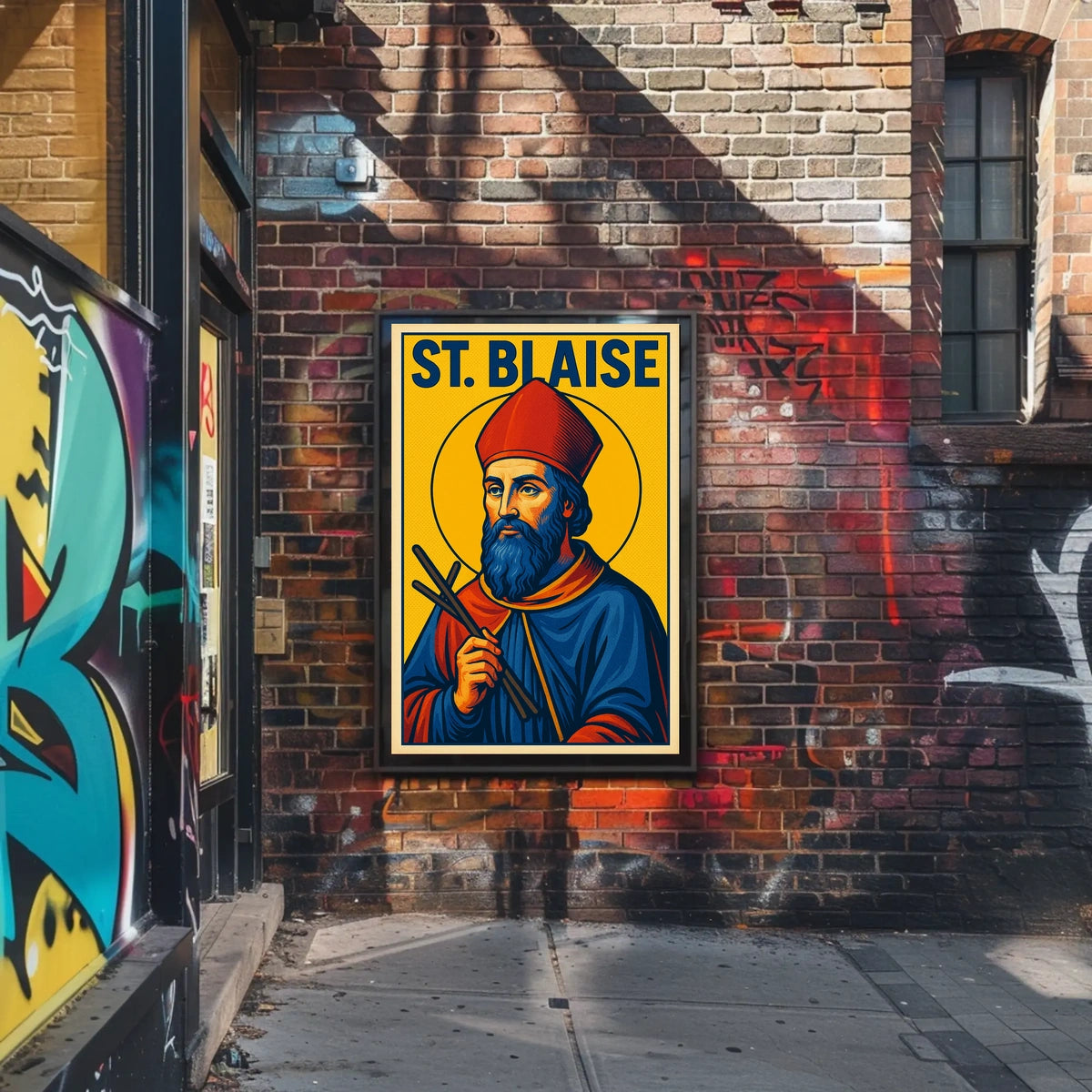 St. Blaise Poster