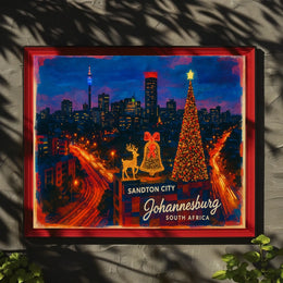 Festive Night in Sandton City Poster