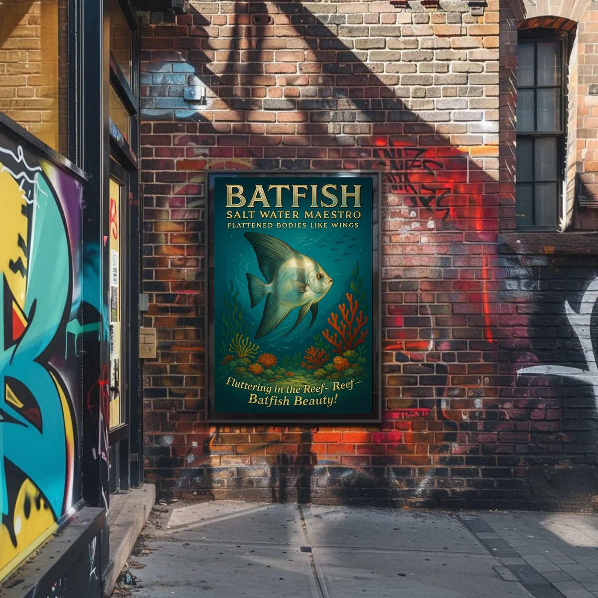 Batfish Salt Water Maestro Poster
