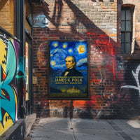 James K. Polk 11th President of the United States Presidential Masterpiece Series Poster