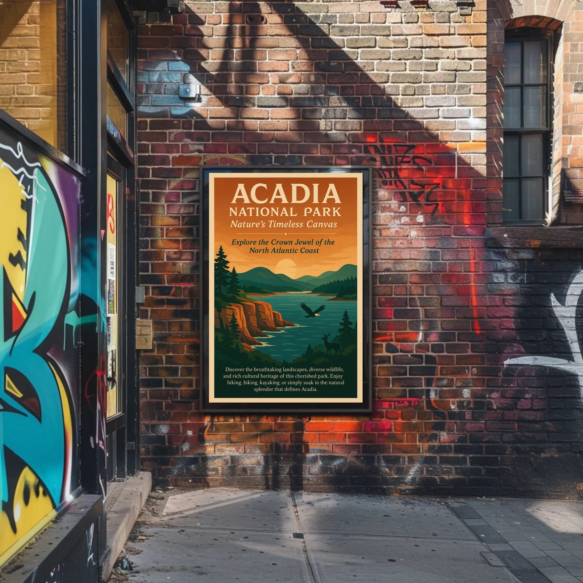 Acadia National Park Scenic Adventure National Park Poster