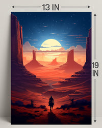 Journey Through The Desert Poster PosterGoat
