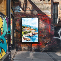 Montenegro Sveti Stefan Island View Poster