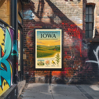 Iowa Land of Endless Horizons Poster
