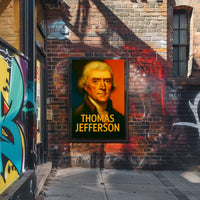Thomas Jefferson Vintage Americana Poster