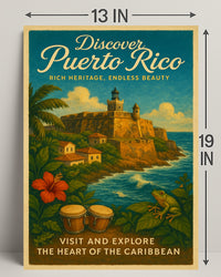 Discover Puerto Rico Wall Art Print PosterGoat