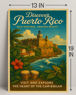 Discover Puerto Rico Wall Art Print PosterGoat