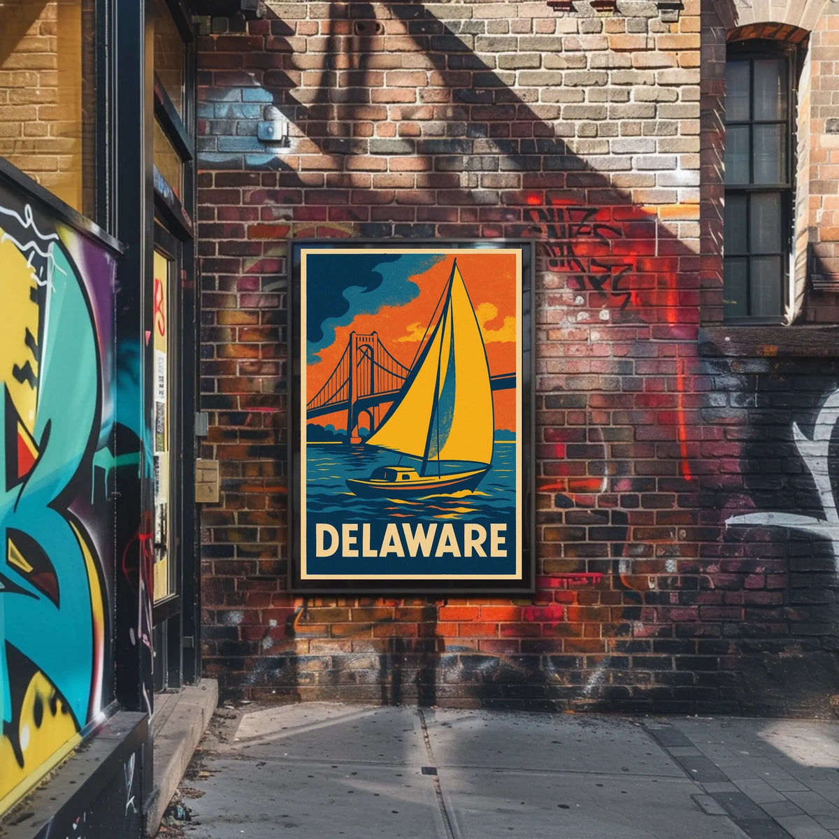 Delaware Travel Poster