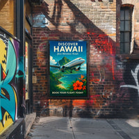 Hawaii Adventure Travel Poster