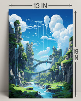 Enchanted Sky Bridges Poster