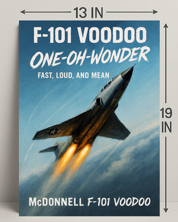 F-101 Voodoo One-Oh-Wonder Poster PosterGoat