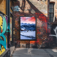Winter Mountain Serenity Poster