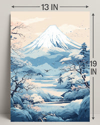 Tranquil Mountain Landscape Poster