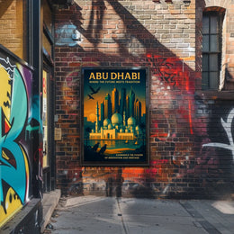 Abu Dhabi Harmony Future Meets Tradition Poster