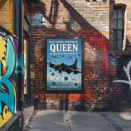 B-17 Flying Fortress Queen Poster