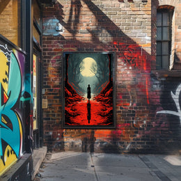 Moonlit Pathway Poster