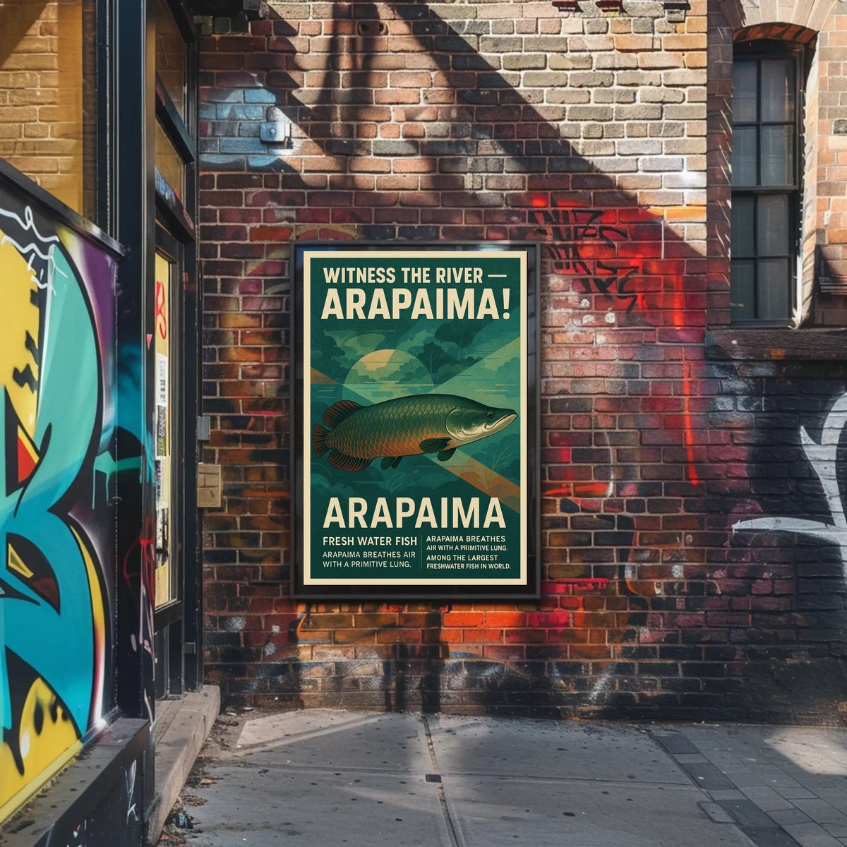 Witness The River Arapaima Poster