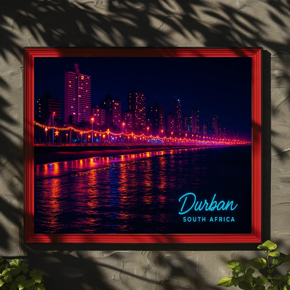 Durban at Night Poster