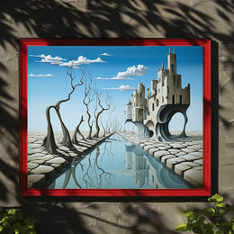 Surreal Desert Dreamscape Fantasy or Mythology Poster