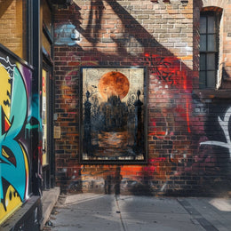 Haunted Mansion Under Blood Moon Poster